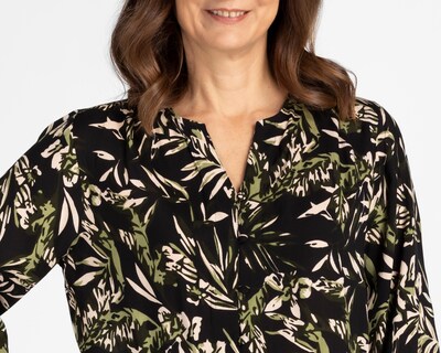 Foto 4 | Blusa Sahara Estampada con Botones
