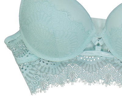 Foto 3 | Coordinado de Encaje Copa Completa con Bikini Carnival