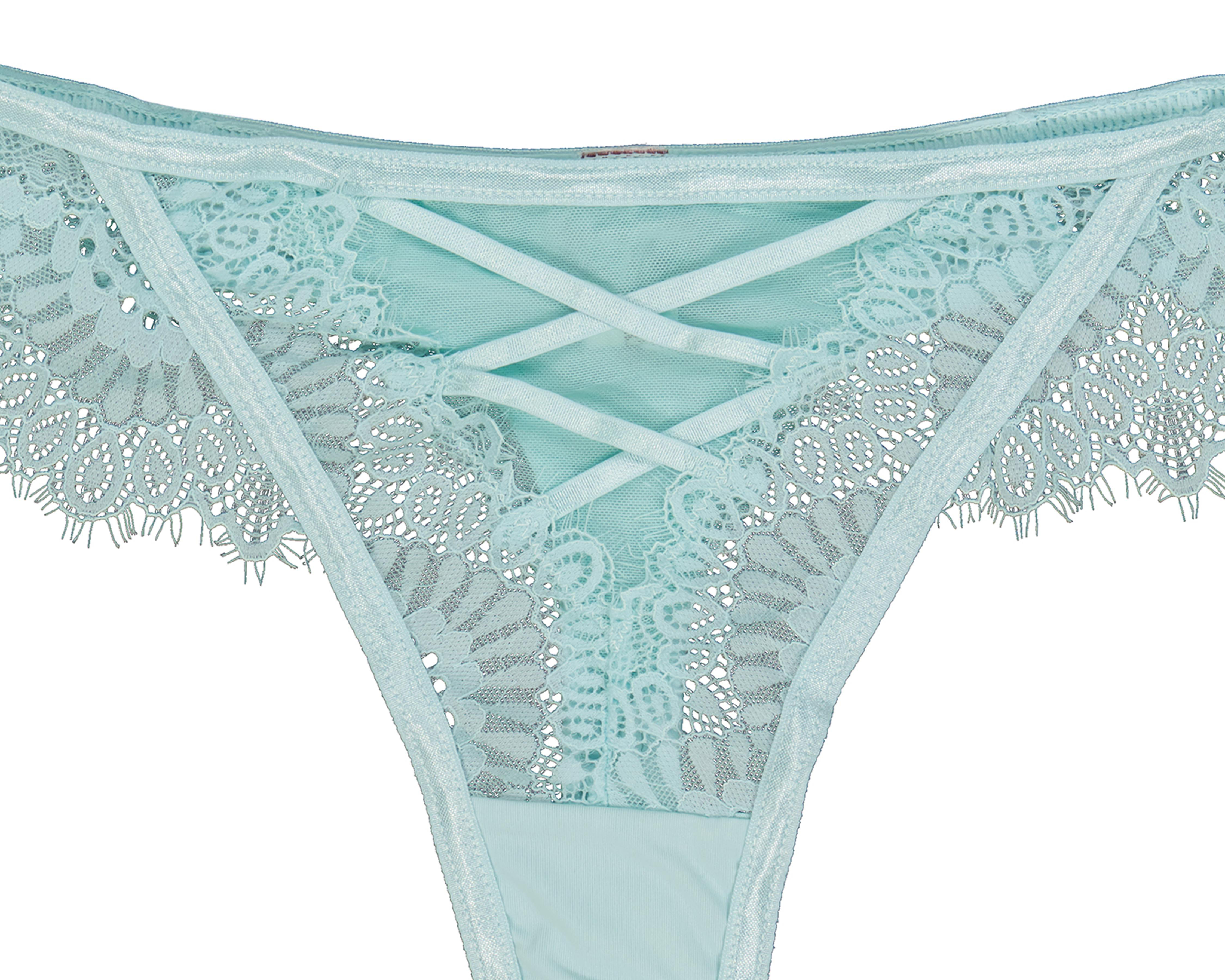Foto 4 | Coordinado de Encaje Copa Completa con Bikini Carnival