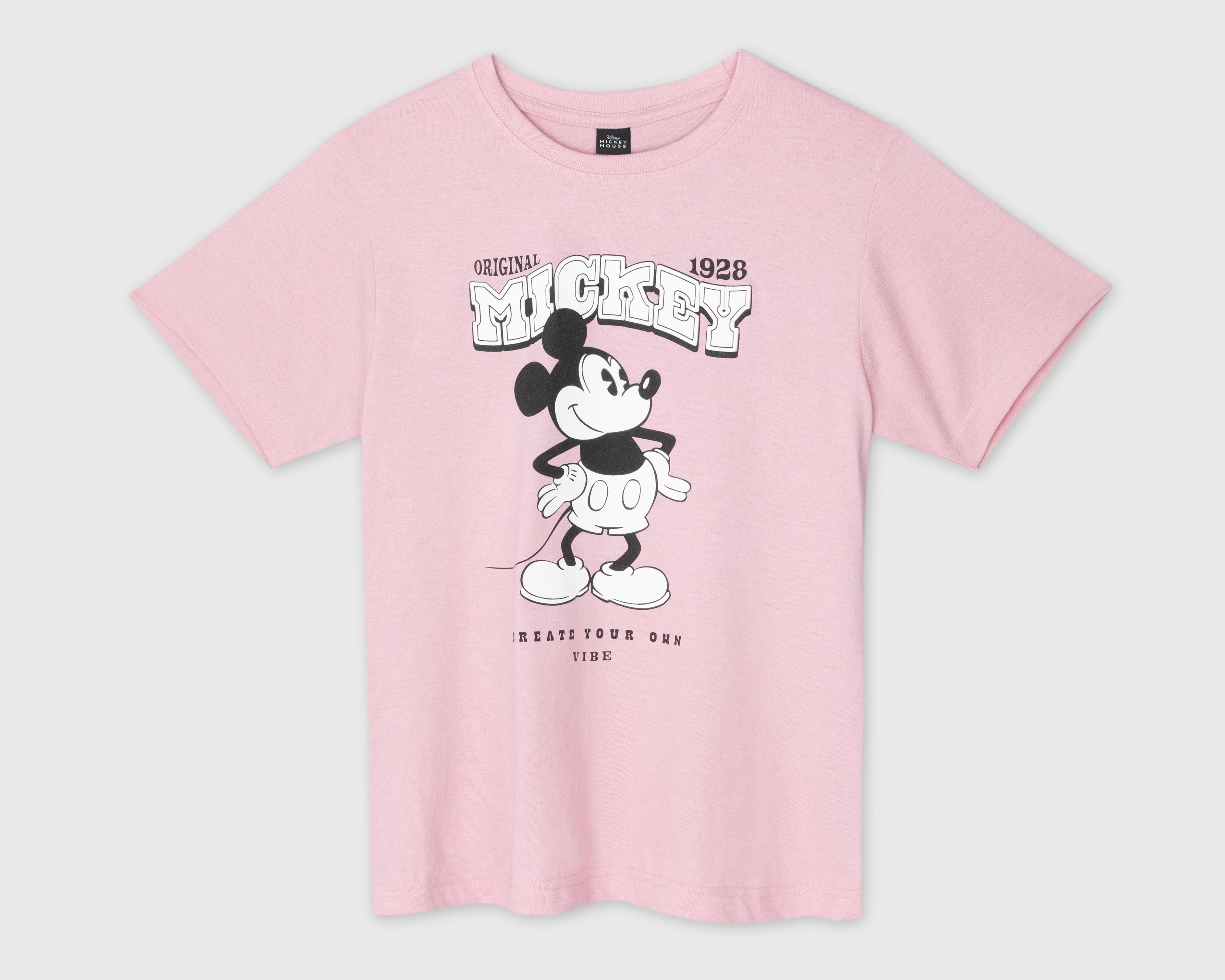 Foto 2 pulgar | Playera Disney Mickey Mouse para Mujer