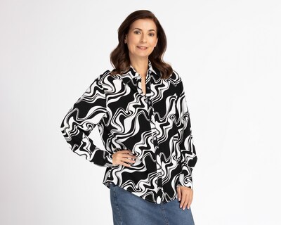 Foto 1 | Blusa Sahara Manga Larga con Botones