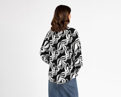 Foto 3 | Blusa Sahara Manga Larga con Botones