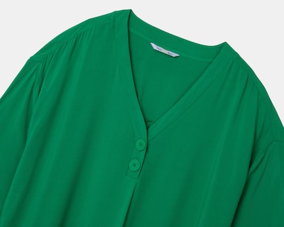 Foto 3 | Blusa Lady Sun Manga 3/4 Verde