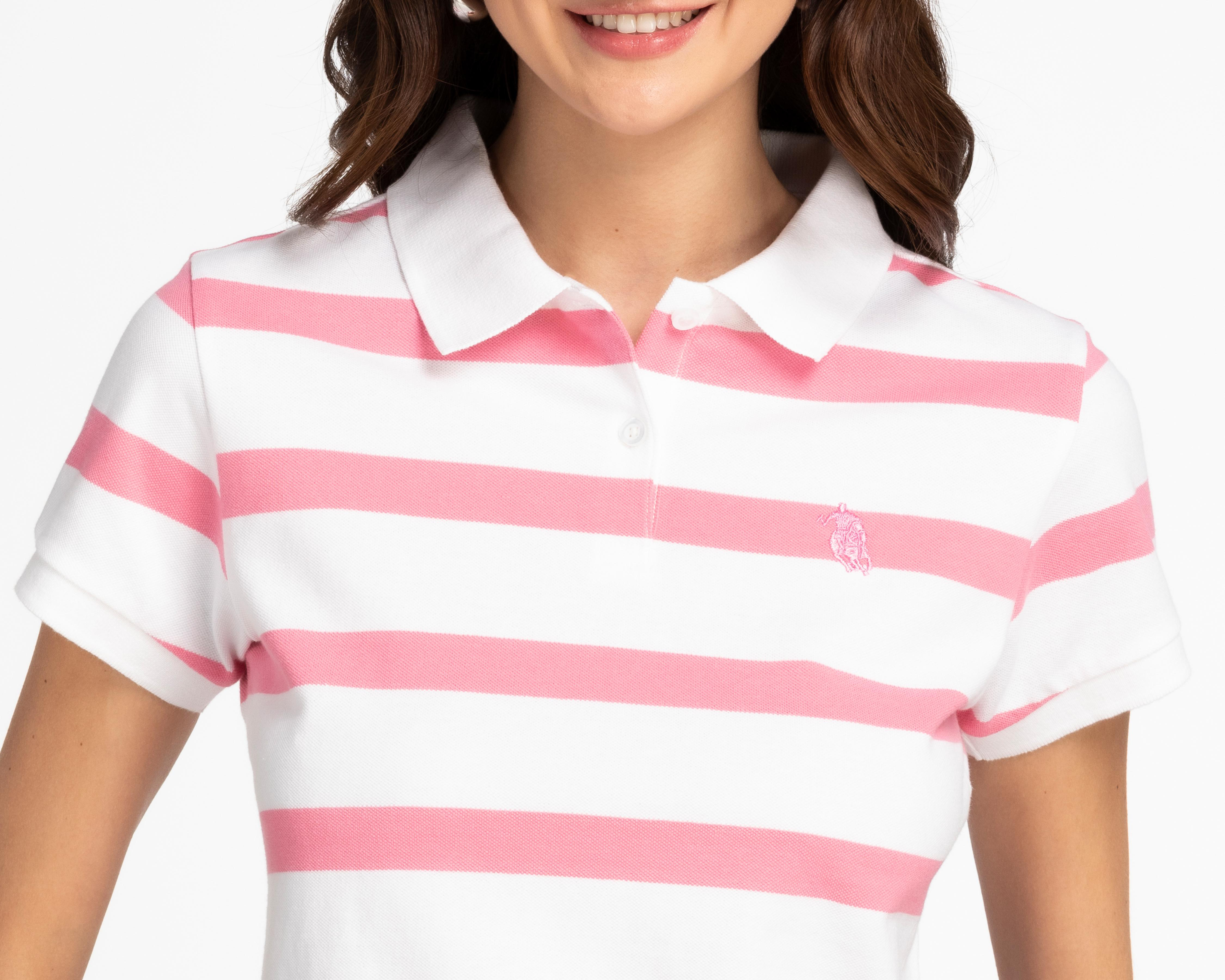 Foto 5 pulgar | Playera Polo Union Club de Rayas