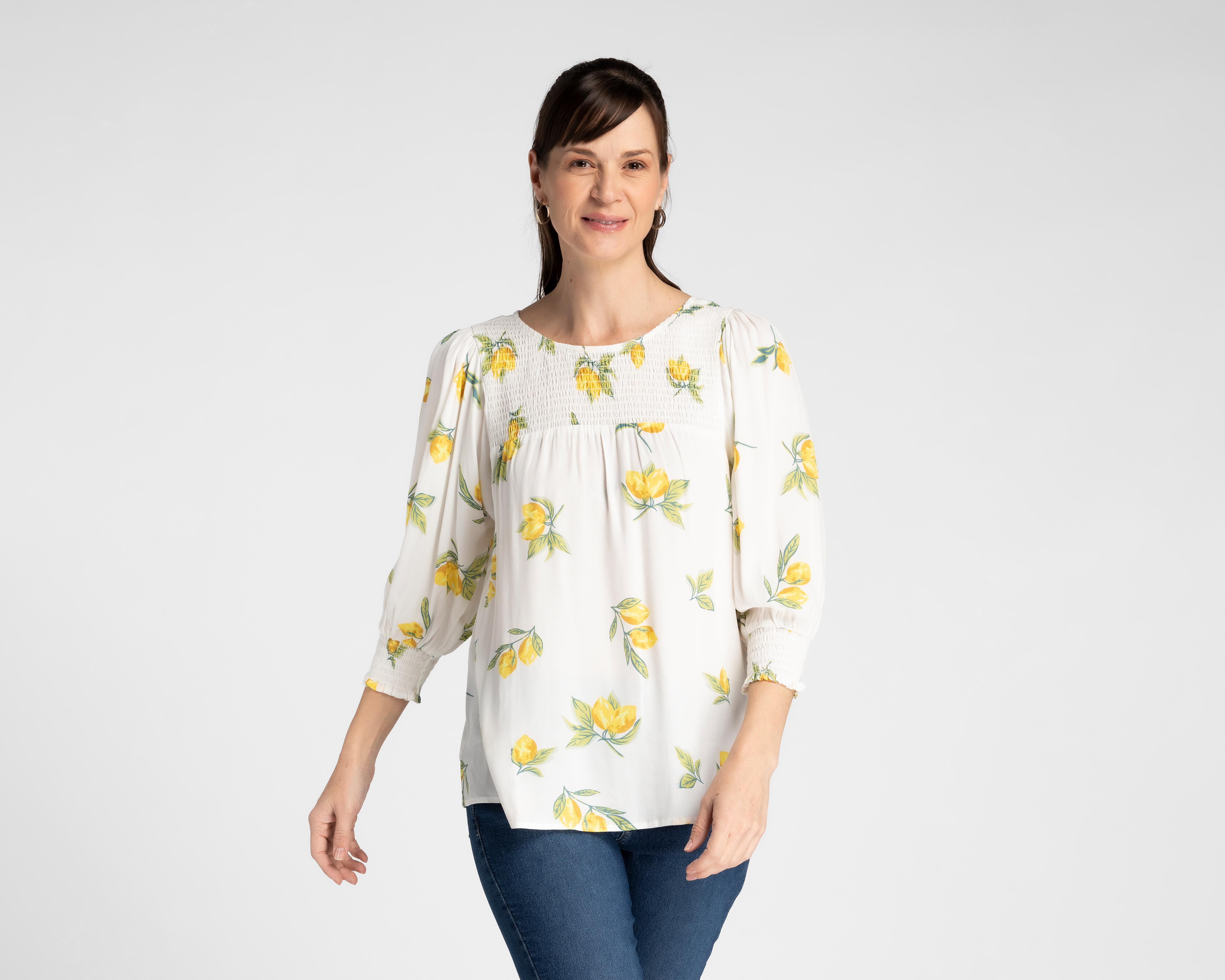 Foto 1 | Blusa Sahara Manga 3/4 con Elástico