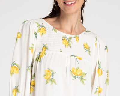 Foto 4 | Blusa Sahara Manga 3/4 con Elástico