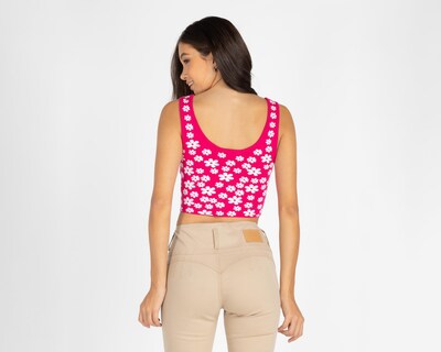 Foto 3 | Crop Top 18 Forever Floral sin Mangas
