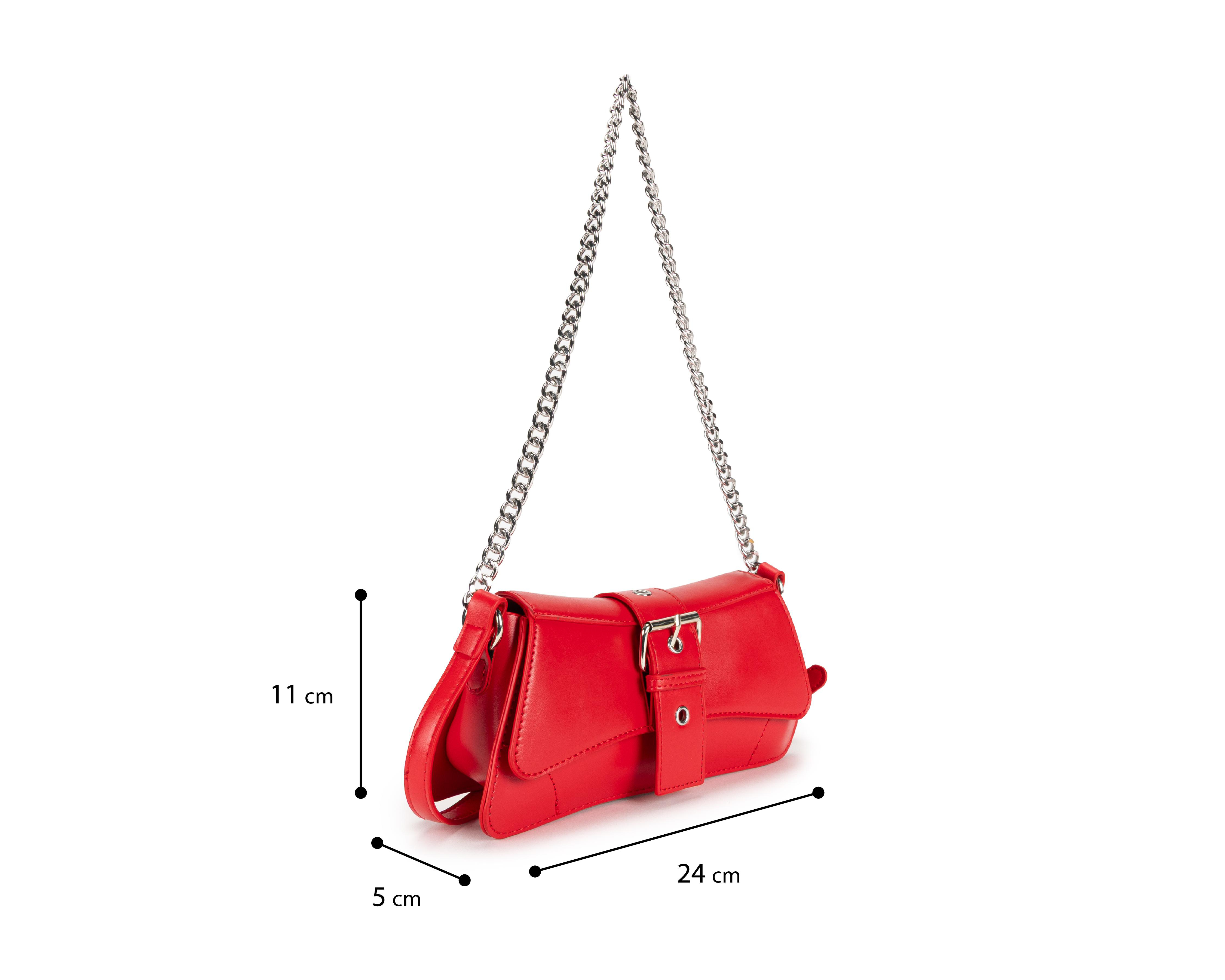 Foto 6 pulgar | Bolsa Cruzada Strona Roja