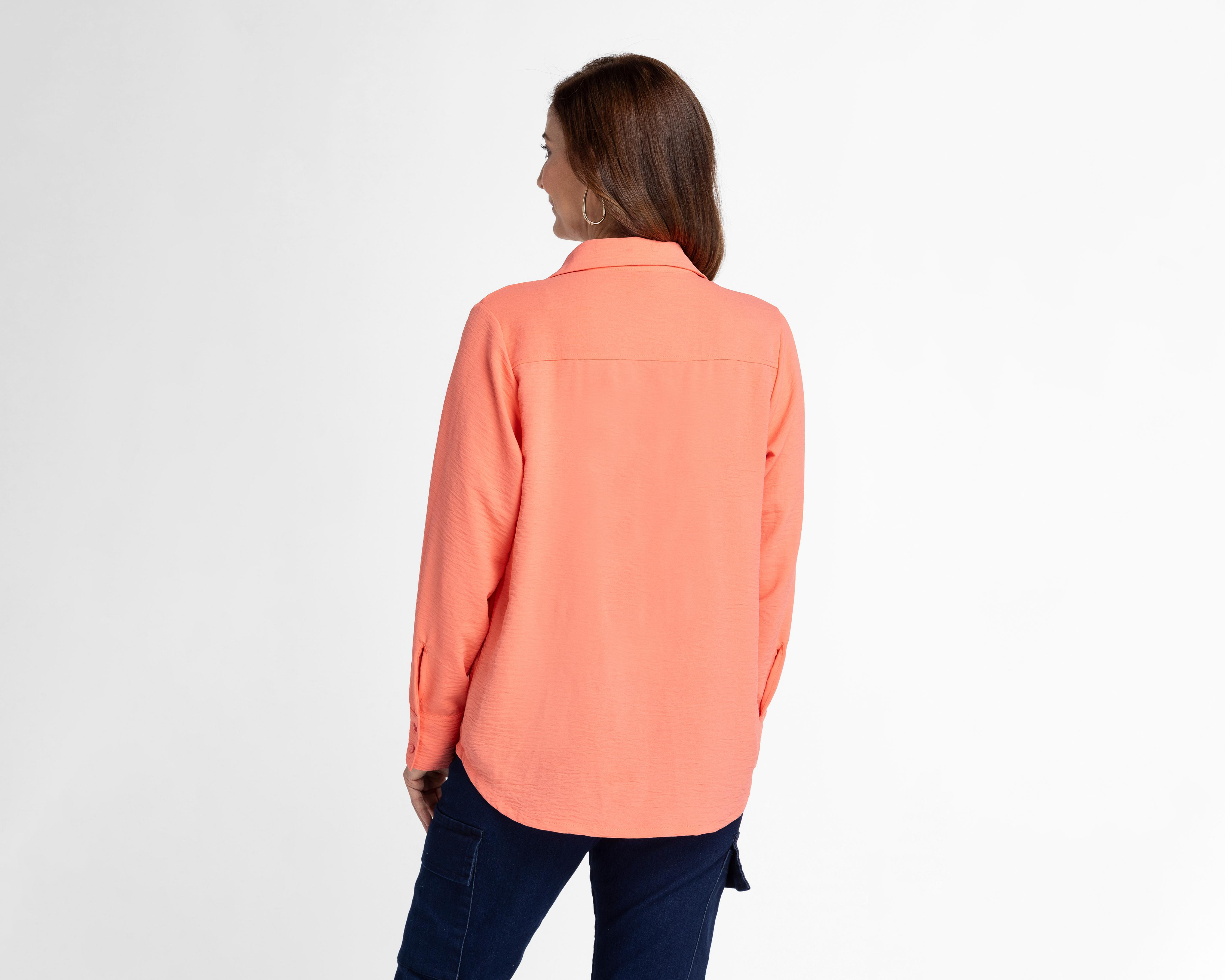 Foto 3 | Blusa Sahara Coral Manga Larga