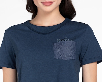 Foto 4 | Playera Oggi Azul Mickey Mouse y sus Amigos