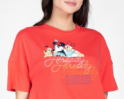 Foto 4 | Playera Oggi Roja con Bordados