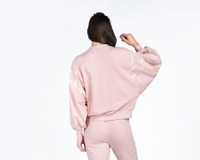 Foto 3 | Sudadera Oggi Rosa Cuello Redondo