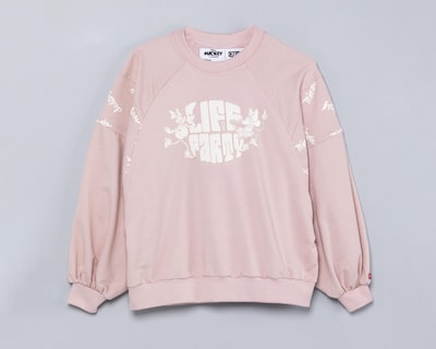 Foto 5 | Sudadera Oggi Rosa Cuello Redondo