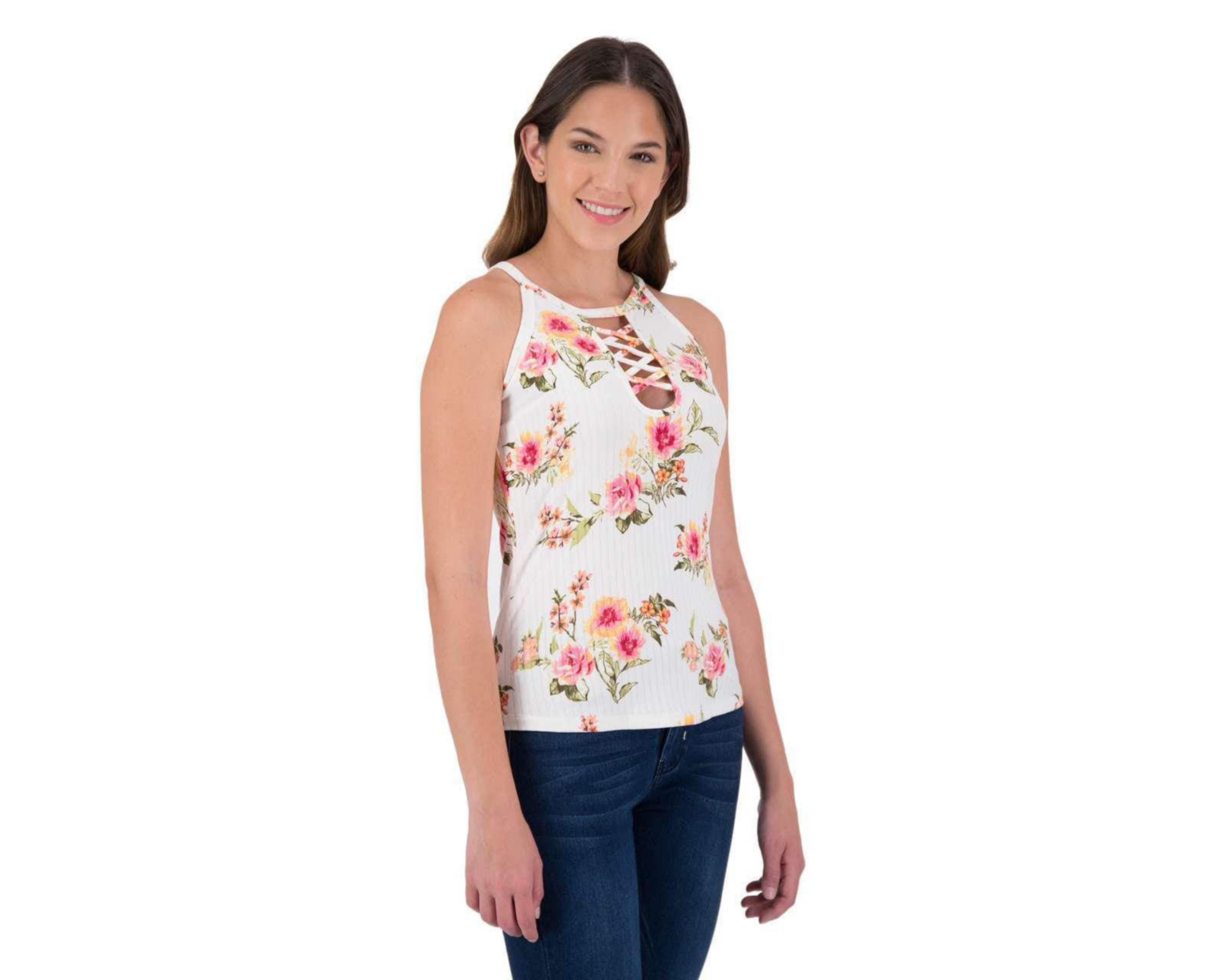 Foto 1 | Blusa 18 Forever sin Mangas Estampada