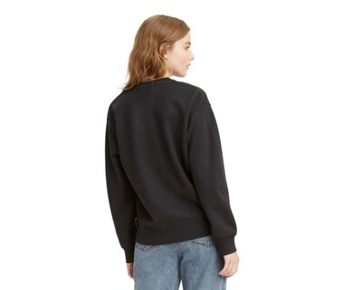 Foto 2 | Sudadera Levi's Negra Cuello Redondo