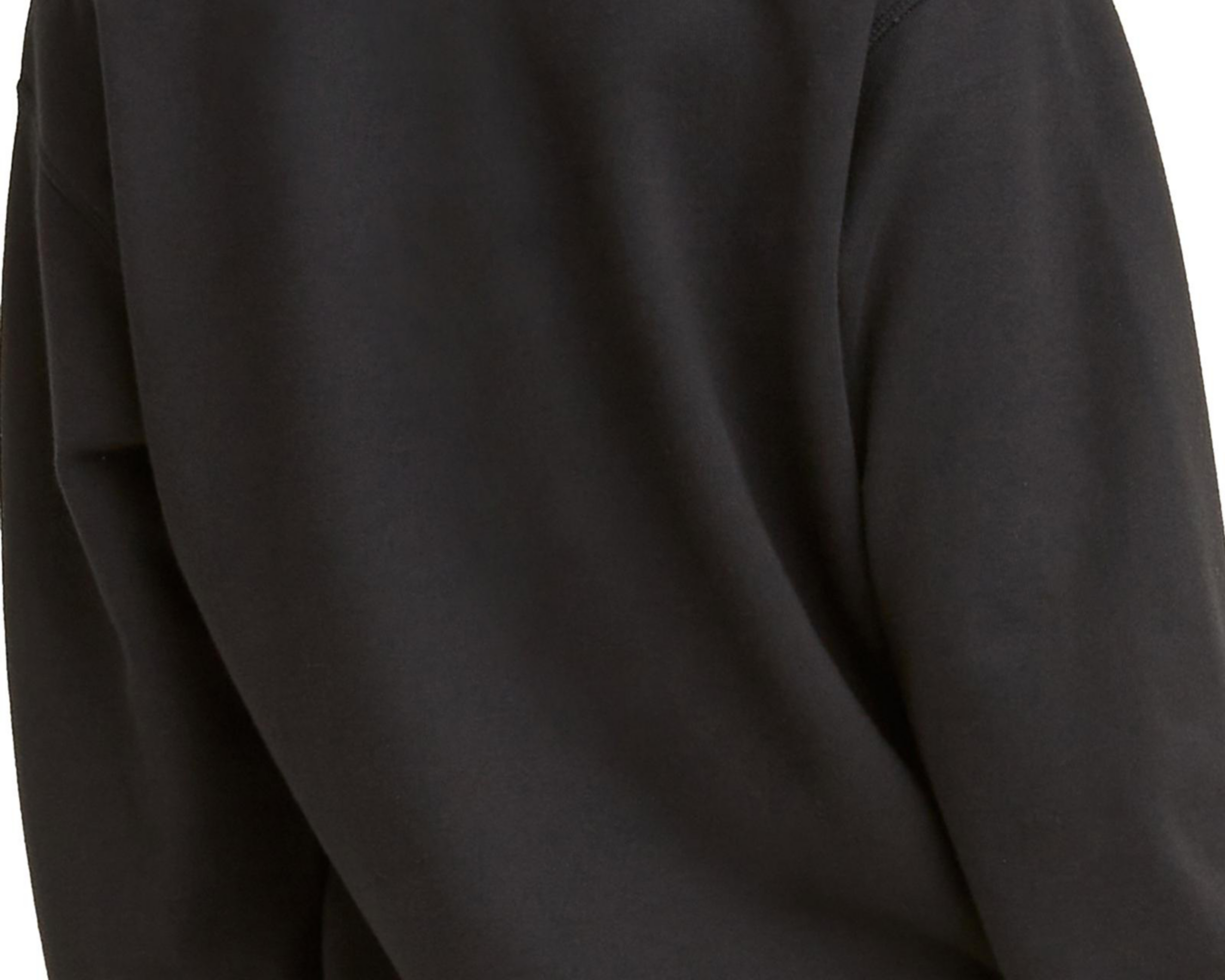 Foto 5 pulgar | Sudadera Levi's Negra Cuello Redondo
