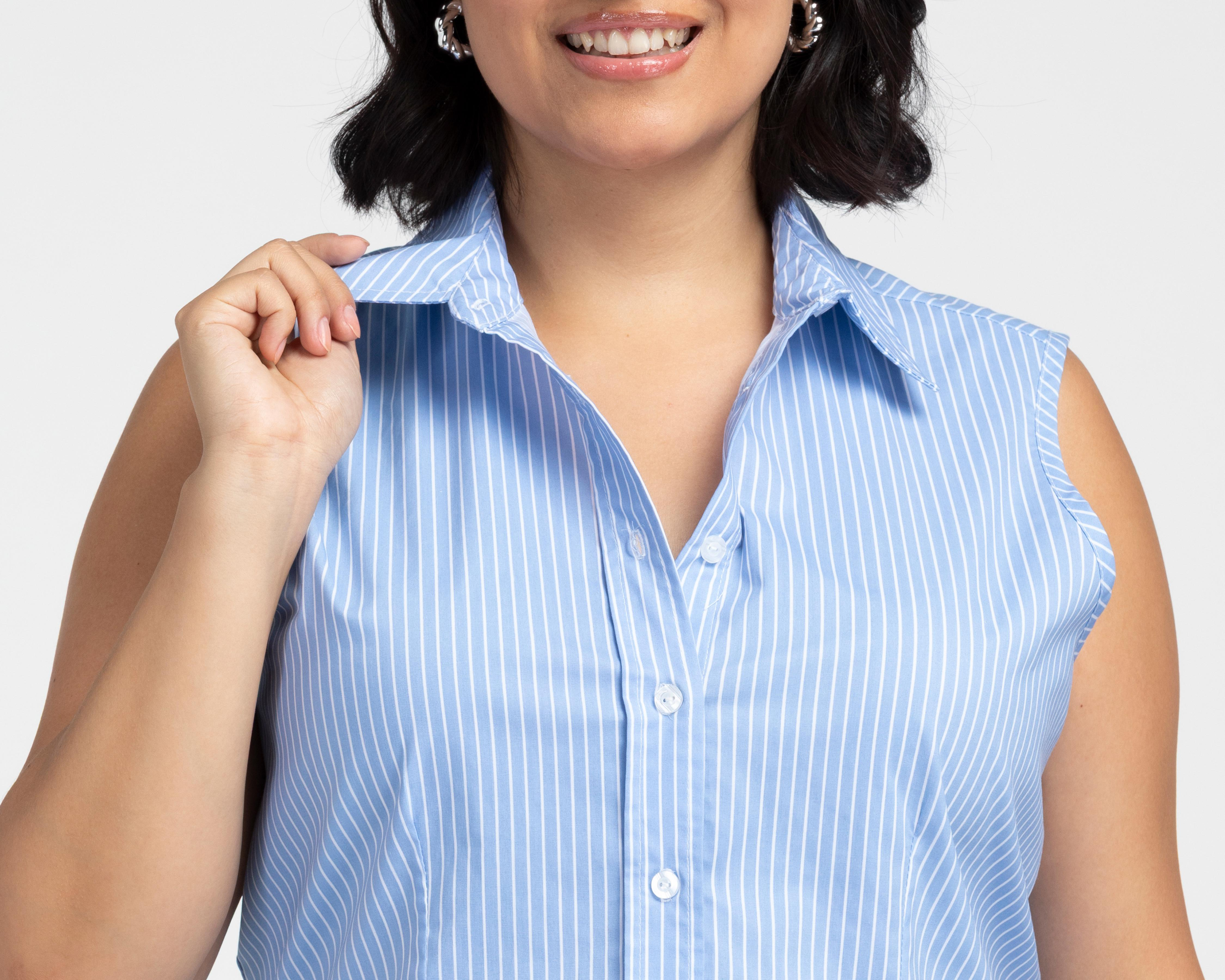 Foto 5 pulgar | Blusa sin Mangas Sahara para Mujer