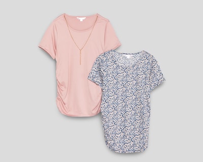 Foto 1 | Playera de Maternidad Manga Corta Mamá Bella 2 Piezas