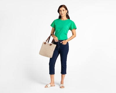Foto 2 | Playera Lady Sun Manga Corta con Bolsa Frontal