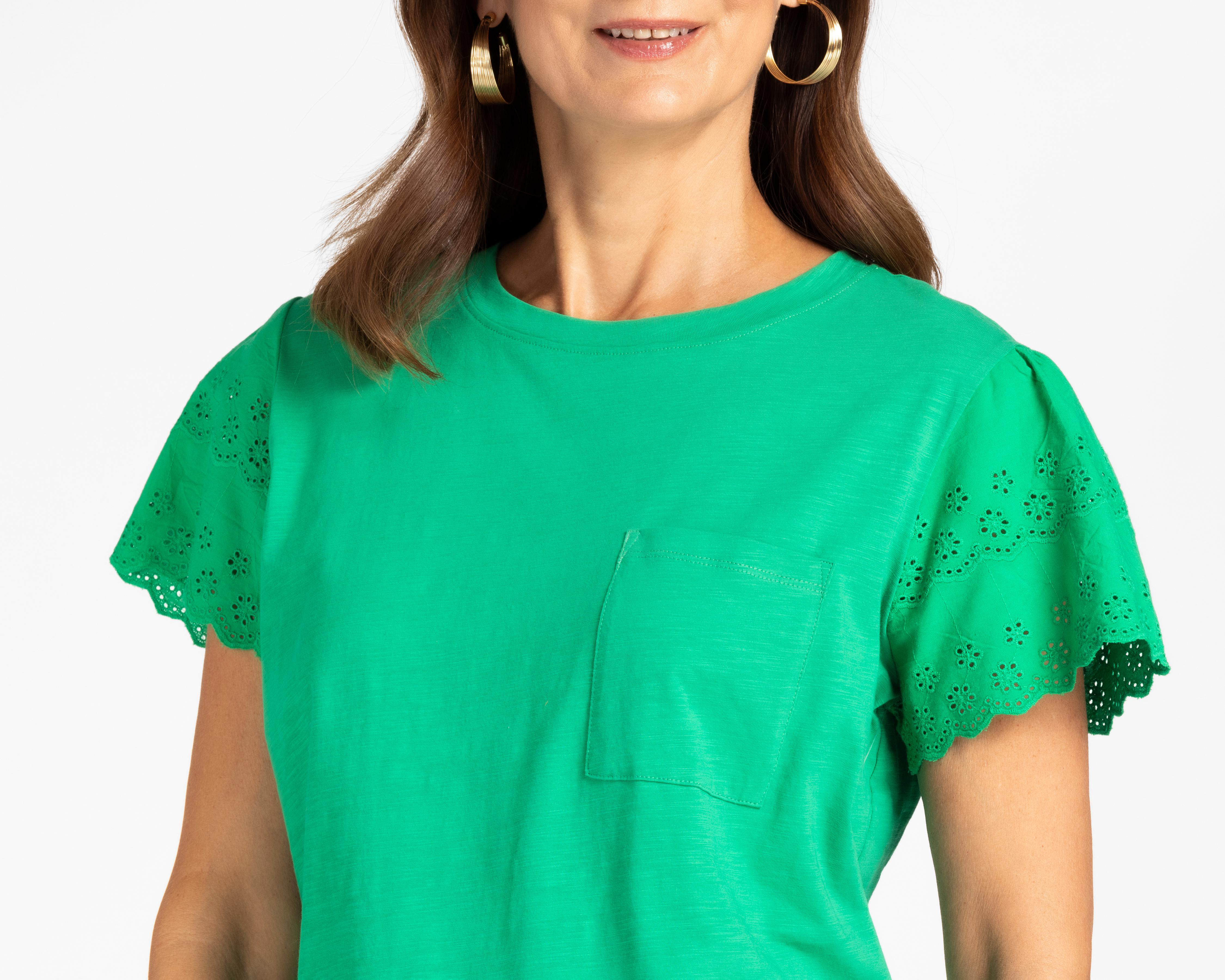 Foto 4 | Playera Lady Sun Manga Corta con Bolsa Frontal