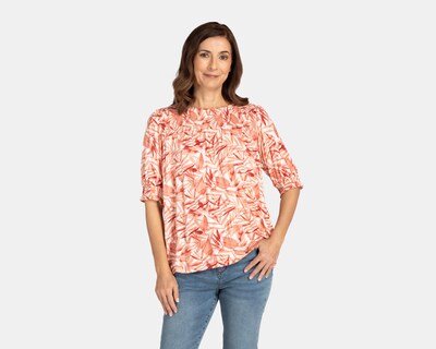Foto 1 | Blusa Lady Sun Manga Corta con Estampado Floral