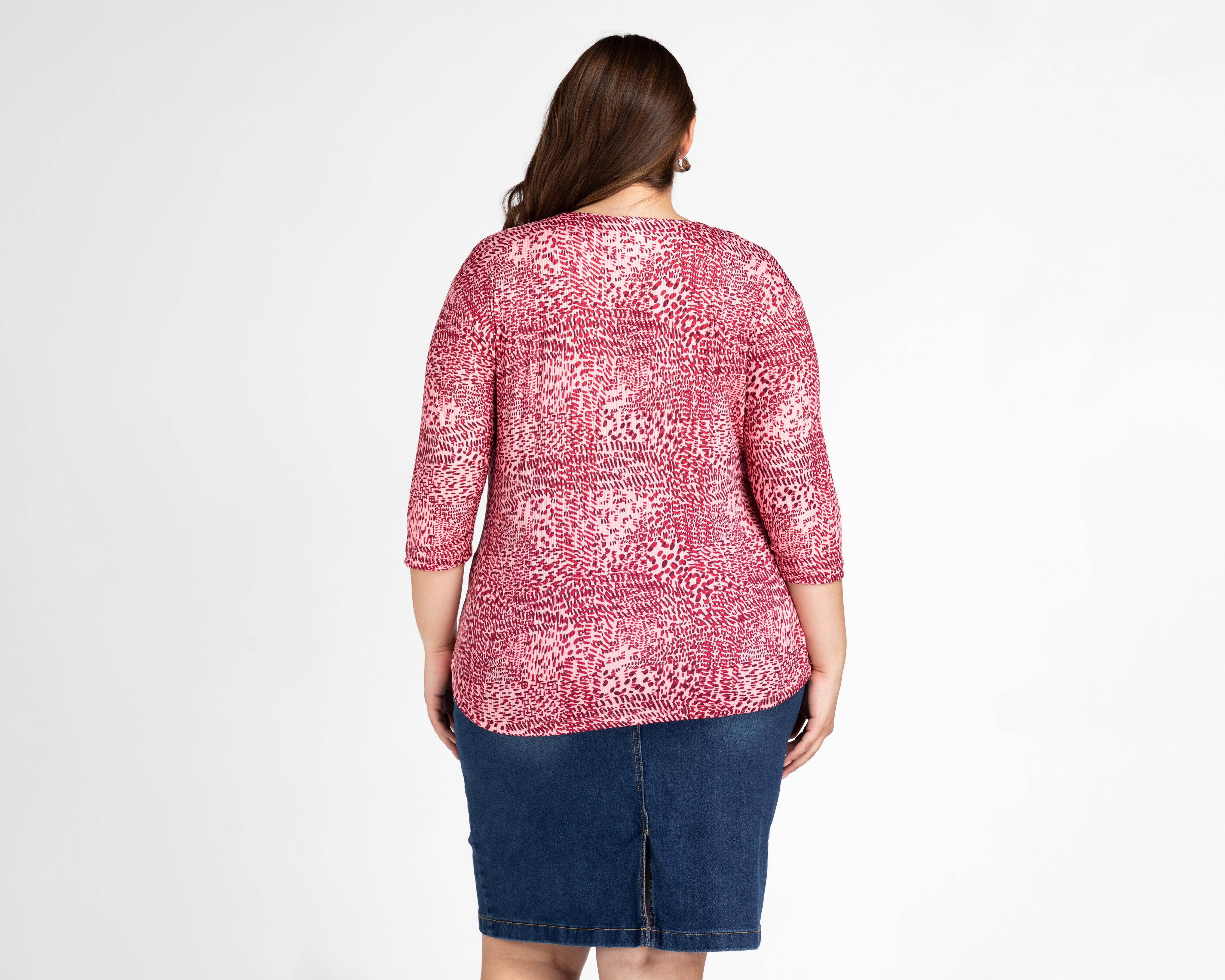 Foto 4 pulgar | Blusa Sahara Manga 3/4 para Mujer