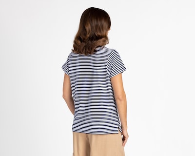 Foto 3 | Blusa Lady Sun de Rayas Manga Corta