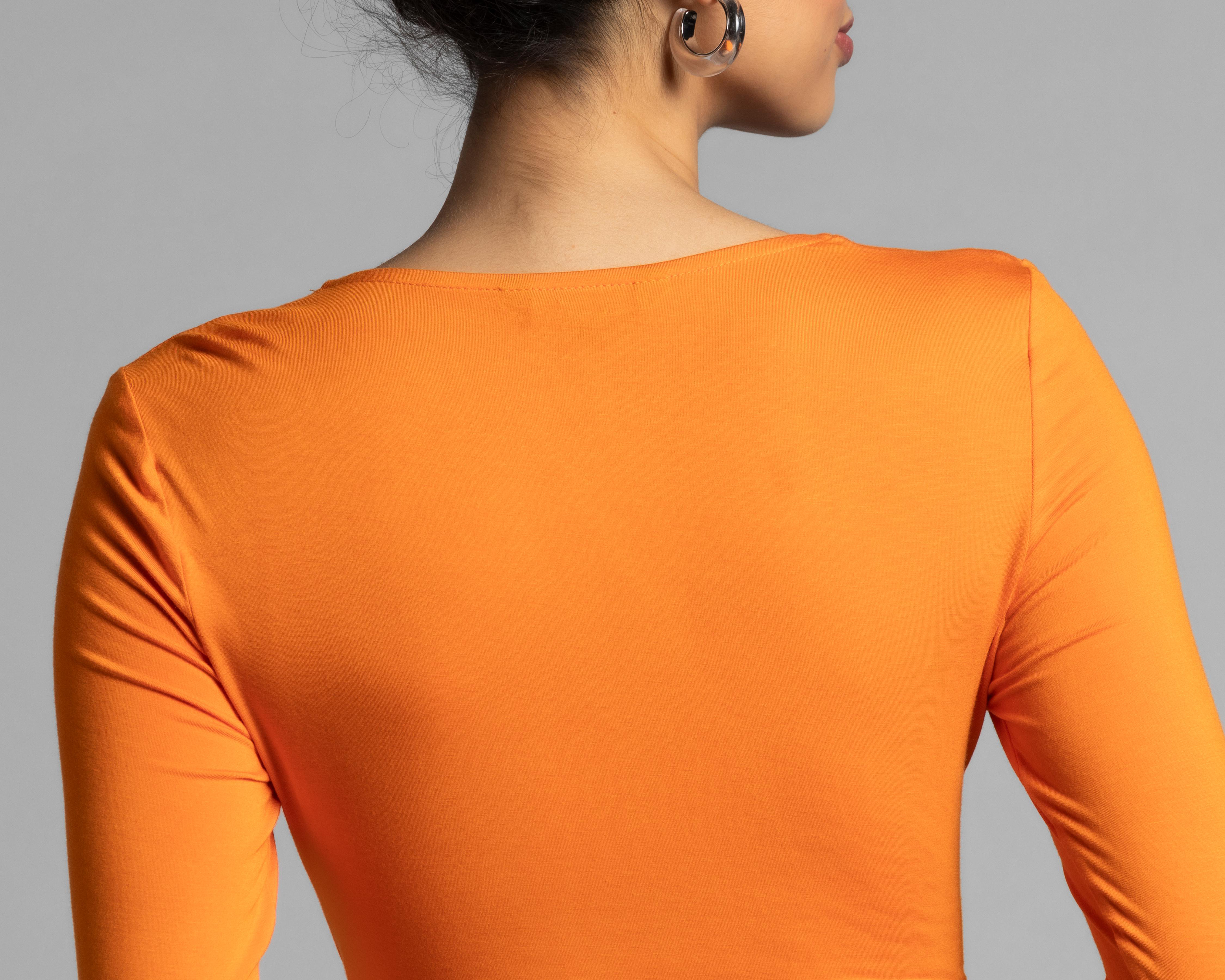 Foto 5 | Playera Thinner Manga Larga con Aberturas