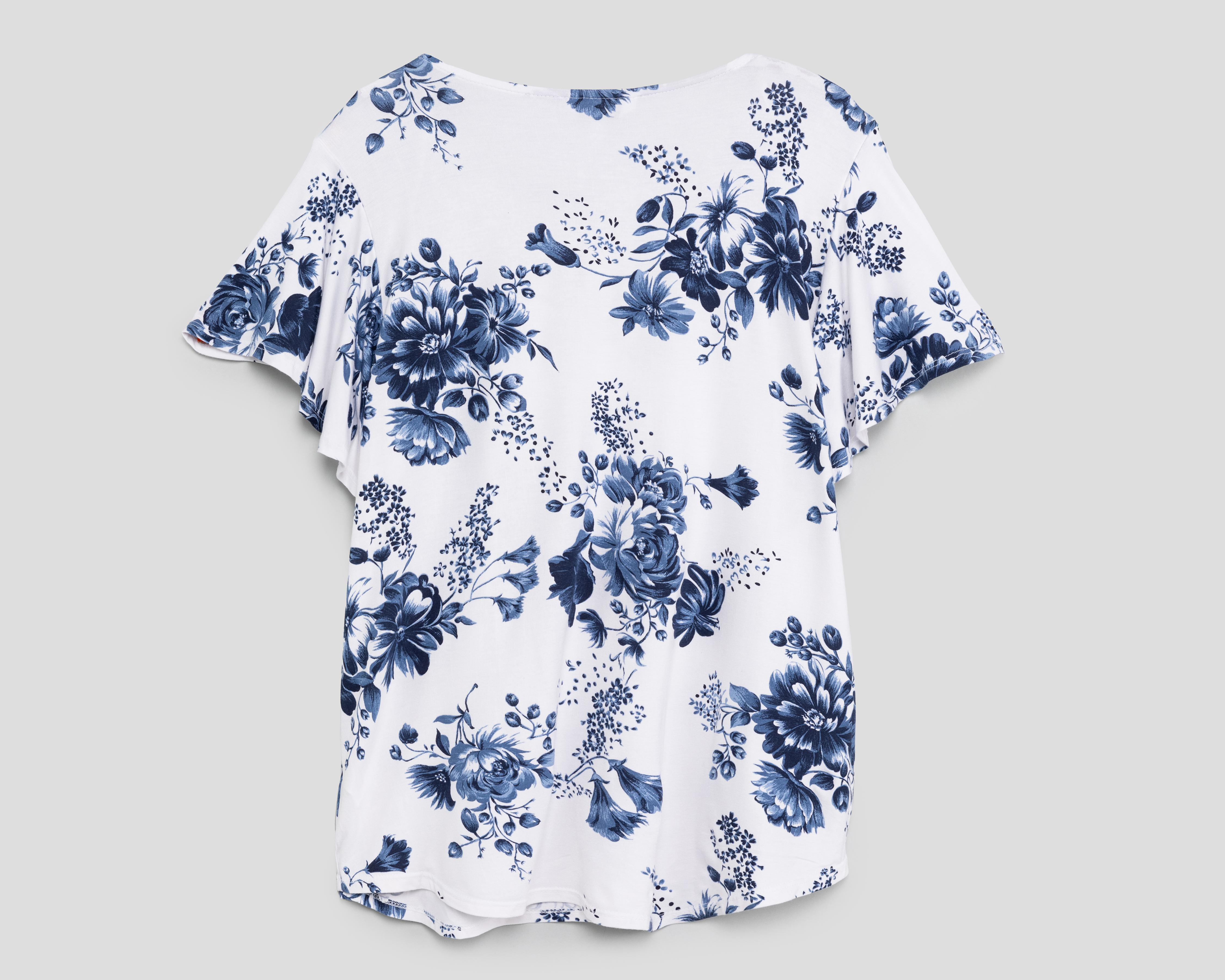 Foto 2 | Blusa Lady Sun Manga Corta para Mujer