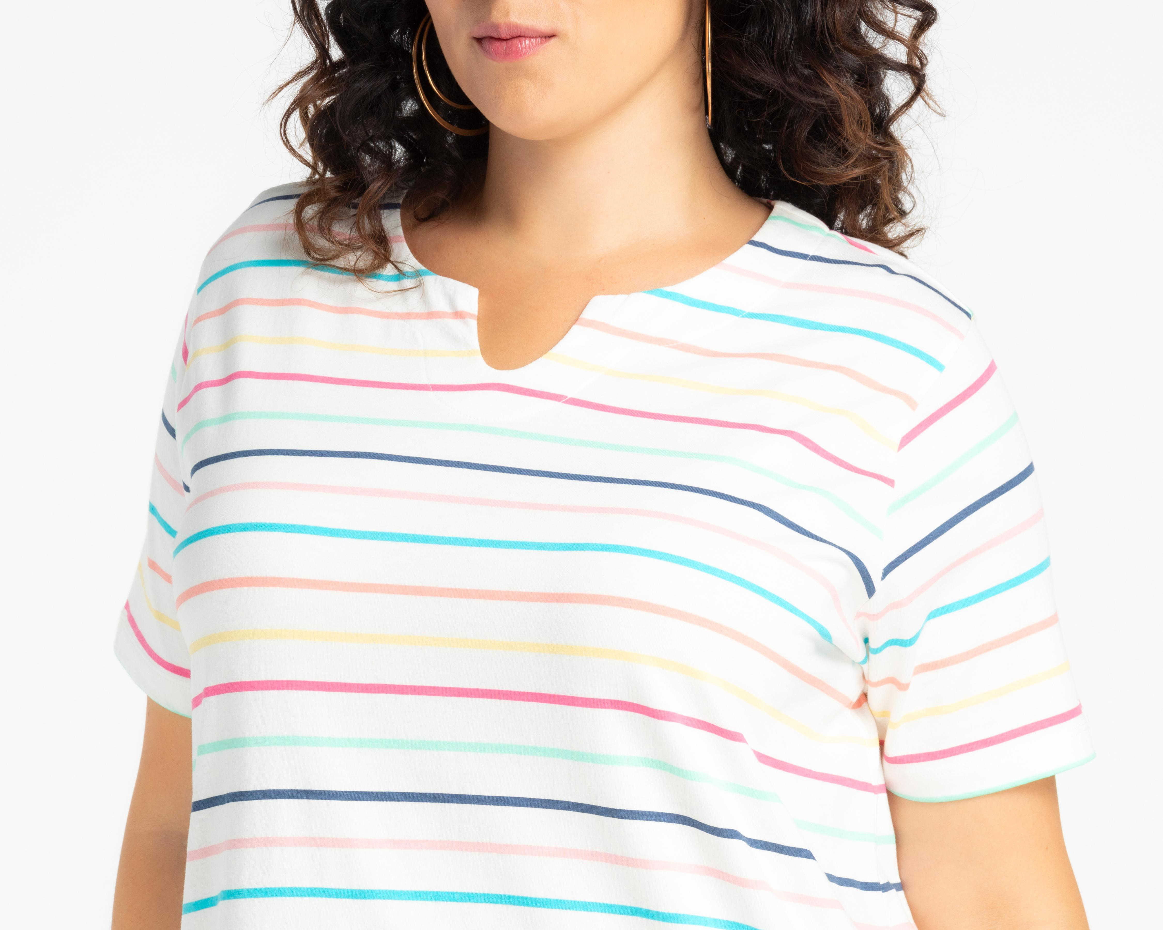 Foto 5 pulgar | Playera Lady Sun Manga Corta para Mujer