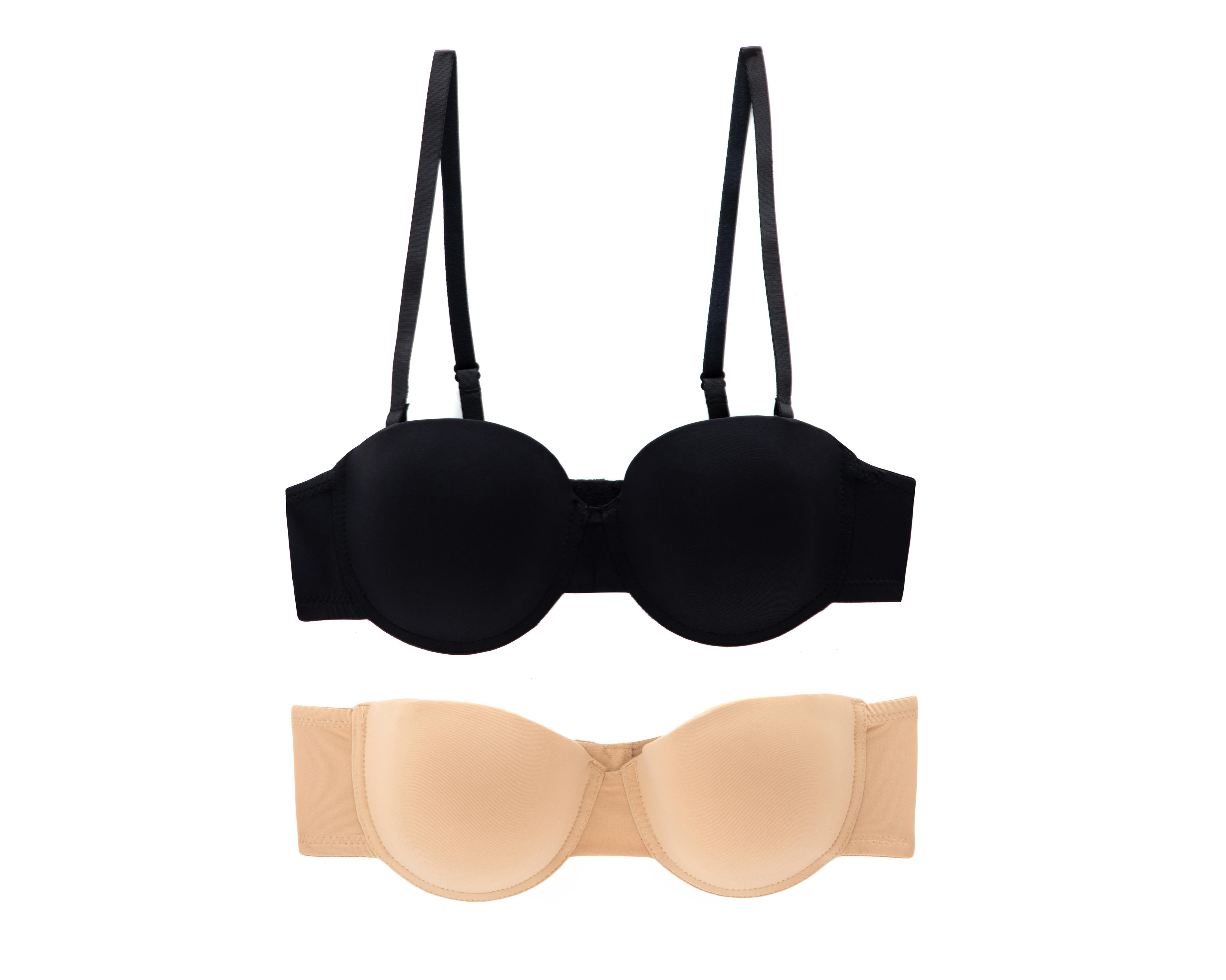 Foto 2 pulgar | Brasier Copa Completa Strapless Beauty Secret 2 Pack