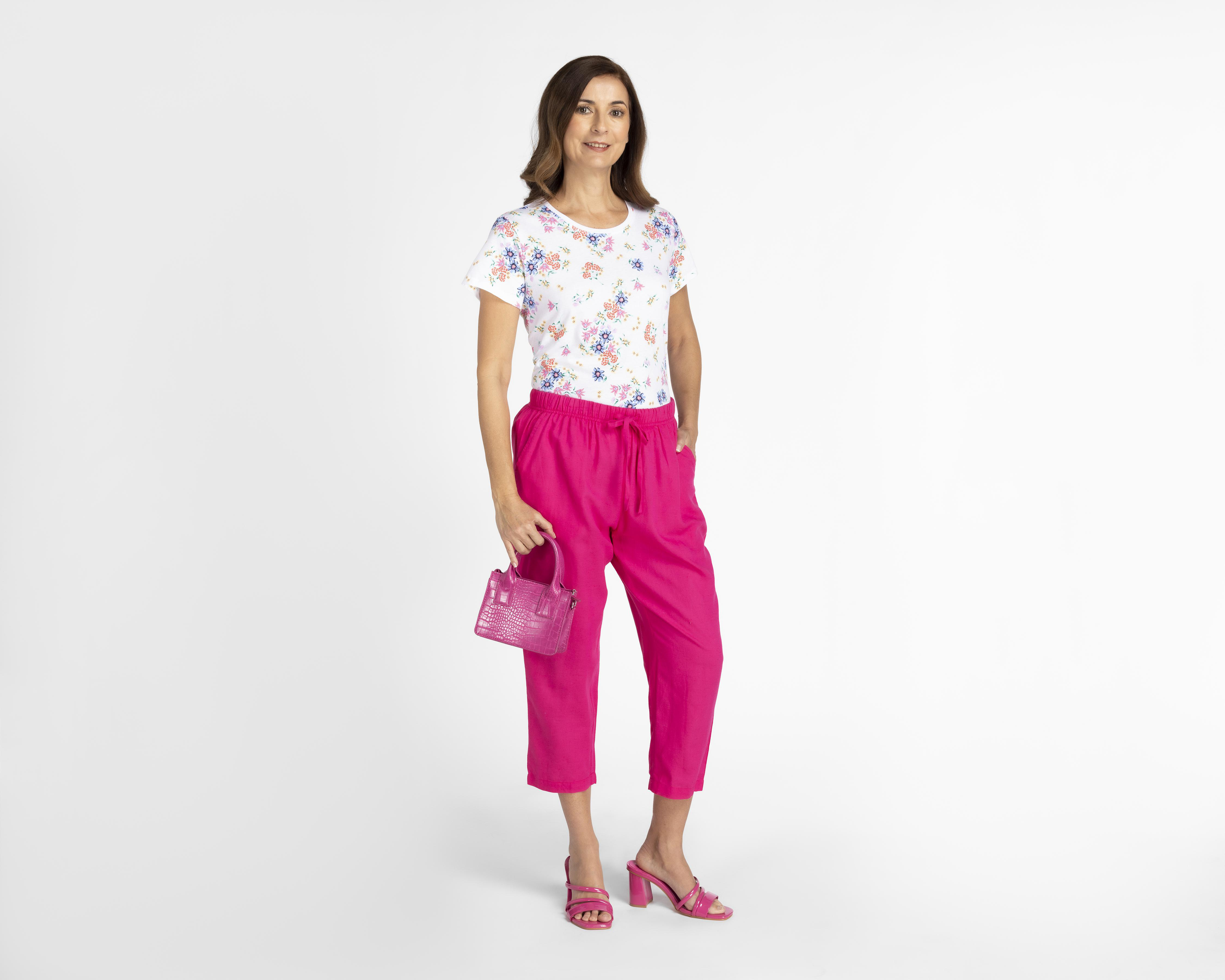 Foto 2 | Playera Lady Sun Manga Corta con Estampado Floral
