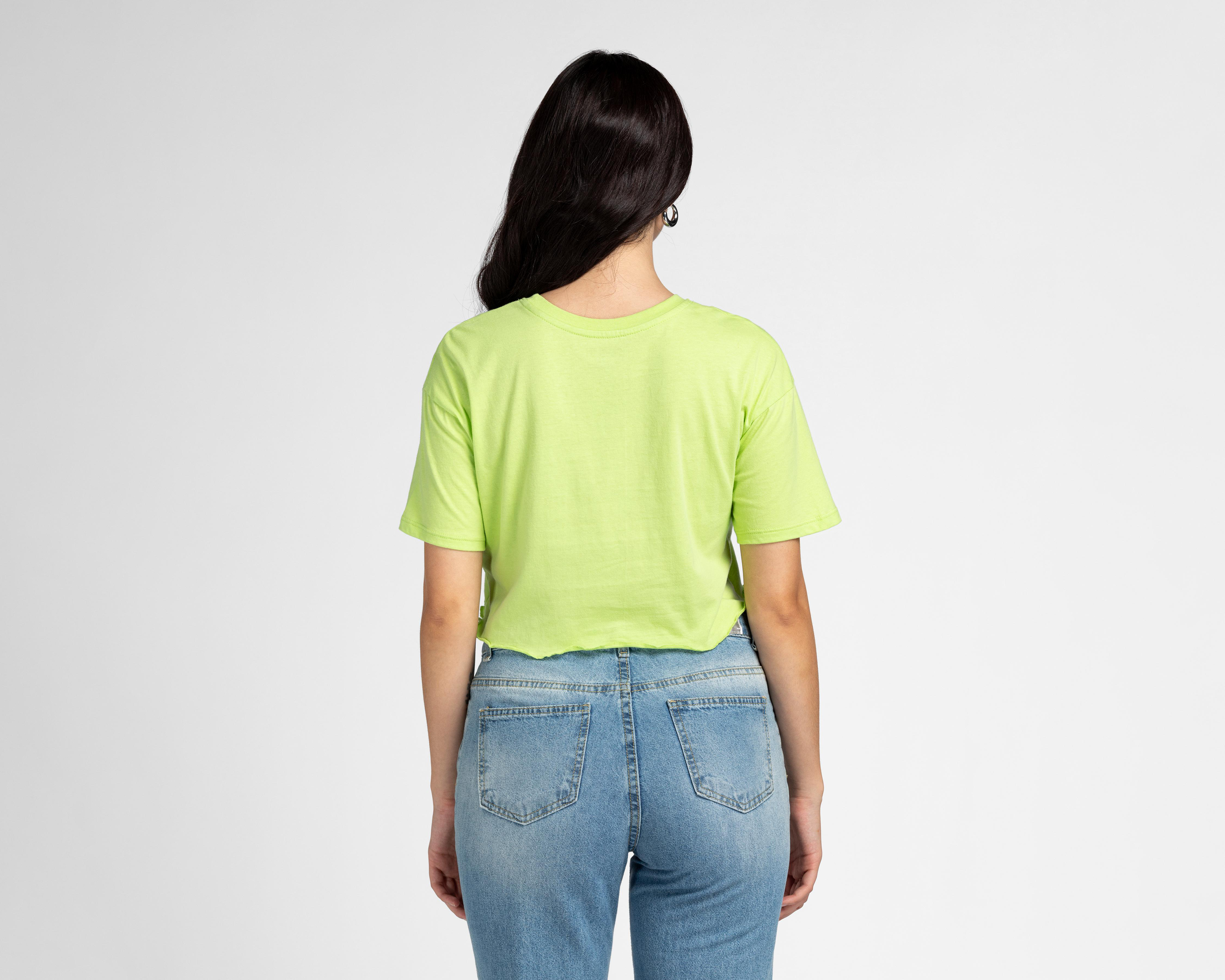 Foto 3 pulgar | Playera Peanuts Manga Corta para Mujer