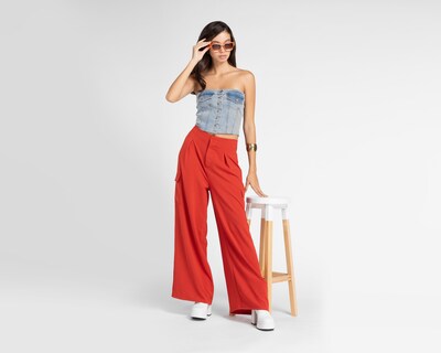 Foto 2 | Blusa Refill de Mezclilla con Hombros Descubiertos