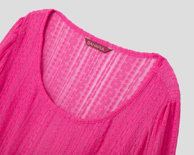Foto 3 | Blusa Sahara Manga Larga con Zurcido
