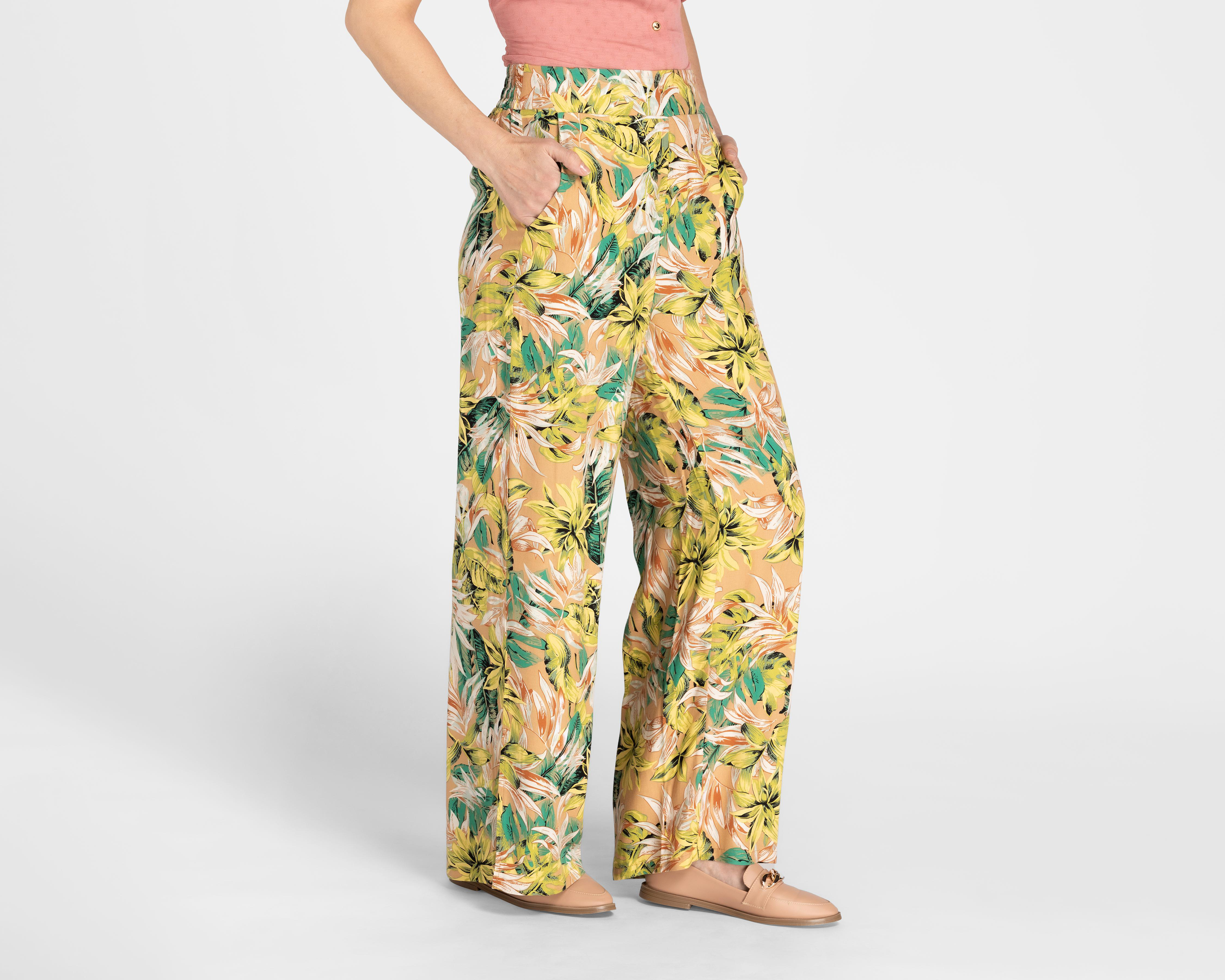 Foto 1 | Pantalón Ancho Lady Sun Floreado
