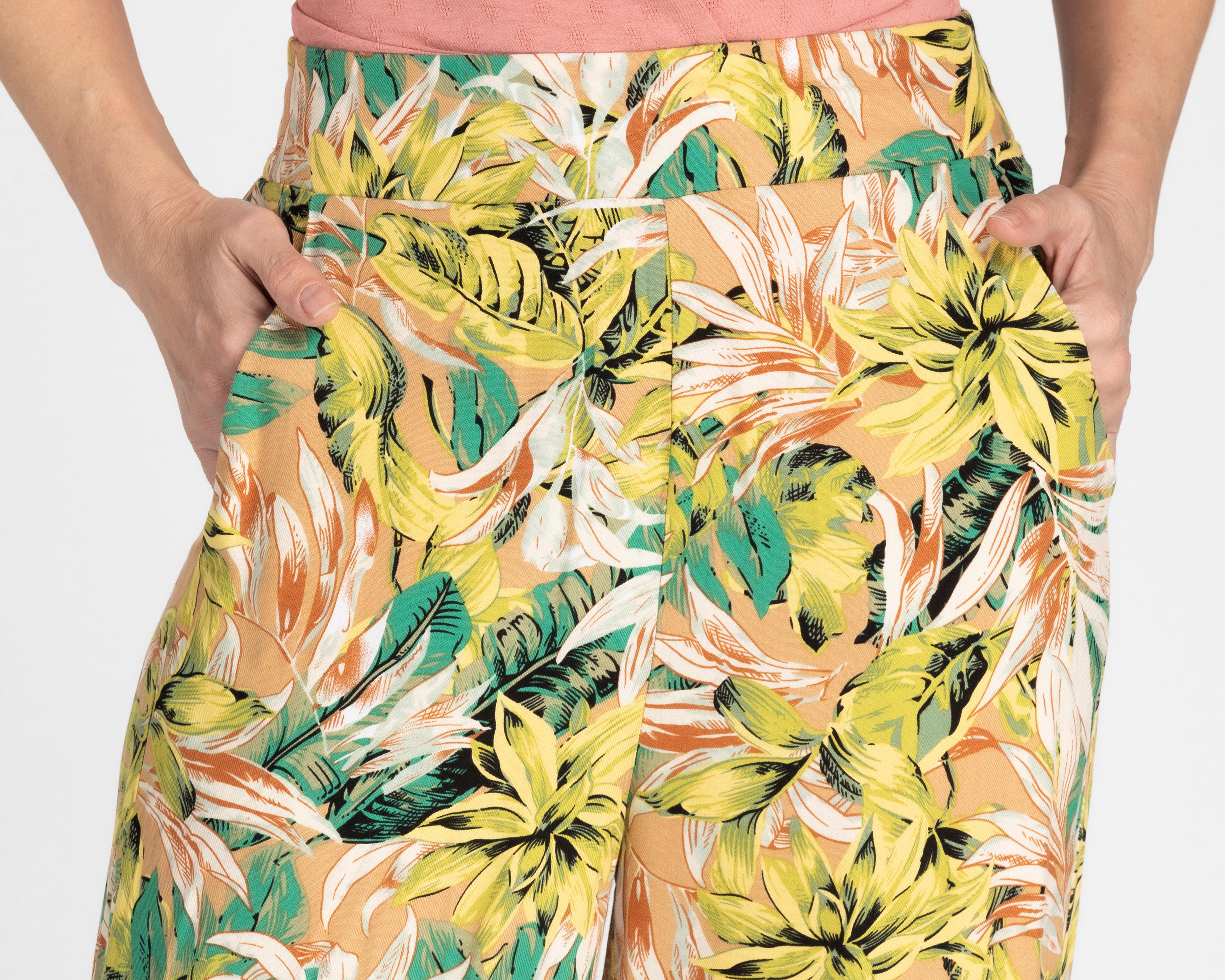 Foto 5 pulgar | Pantalón Ancho Lady Sun Floreado