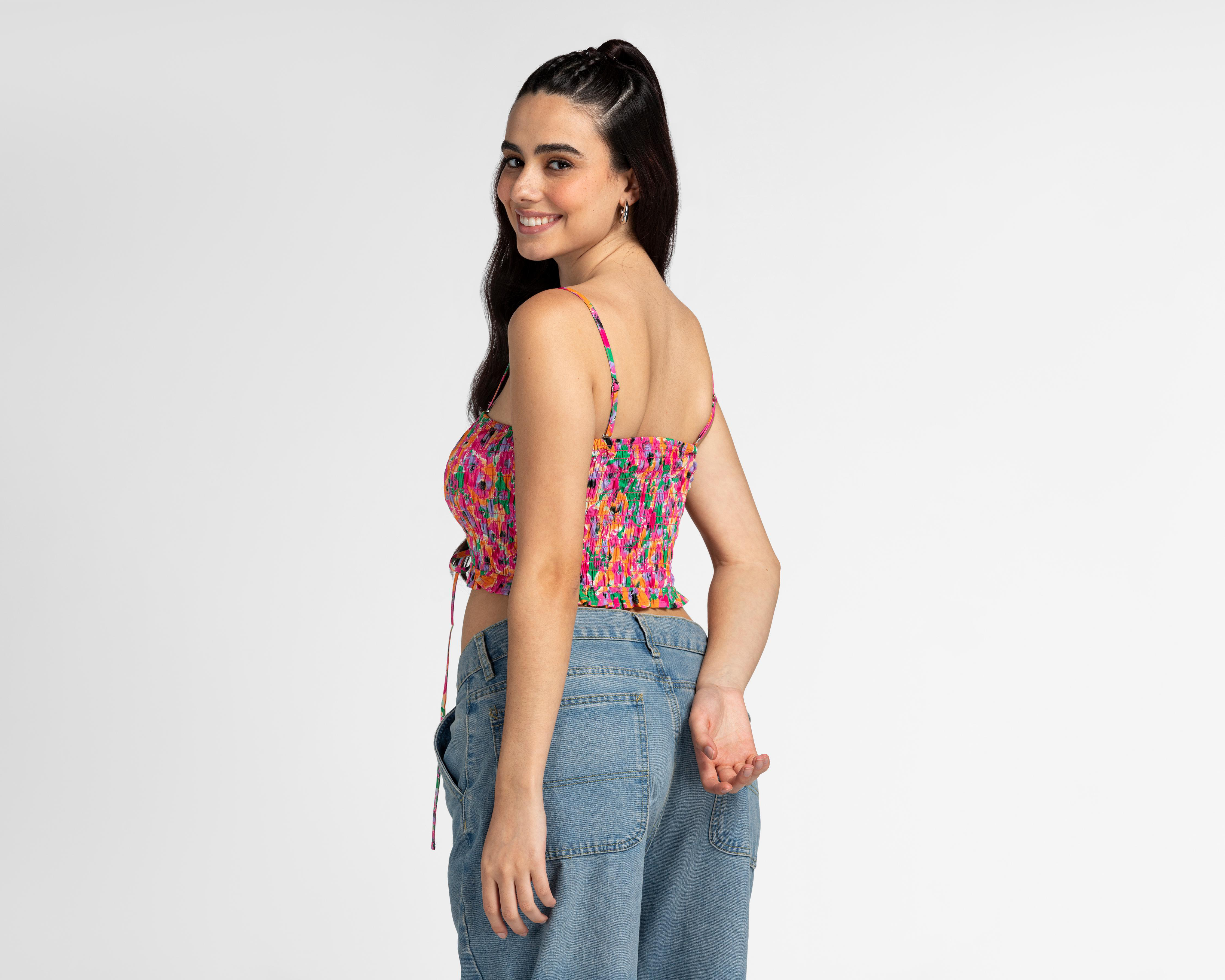 Foto 4 pulgar | Crop Top 18 Forever de Tirantes para Mujer