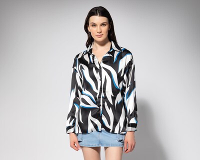 Foto 2 | Blusa Thinner Manga Larga con Estampado
