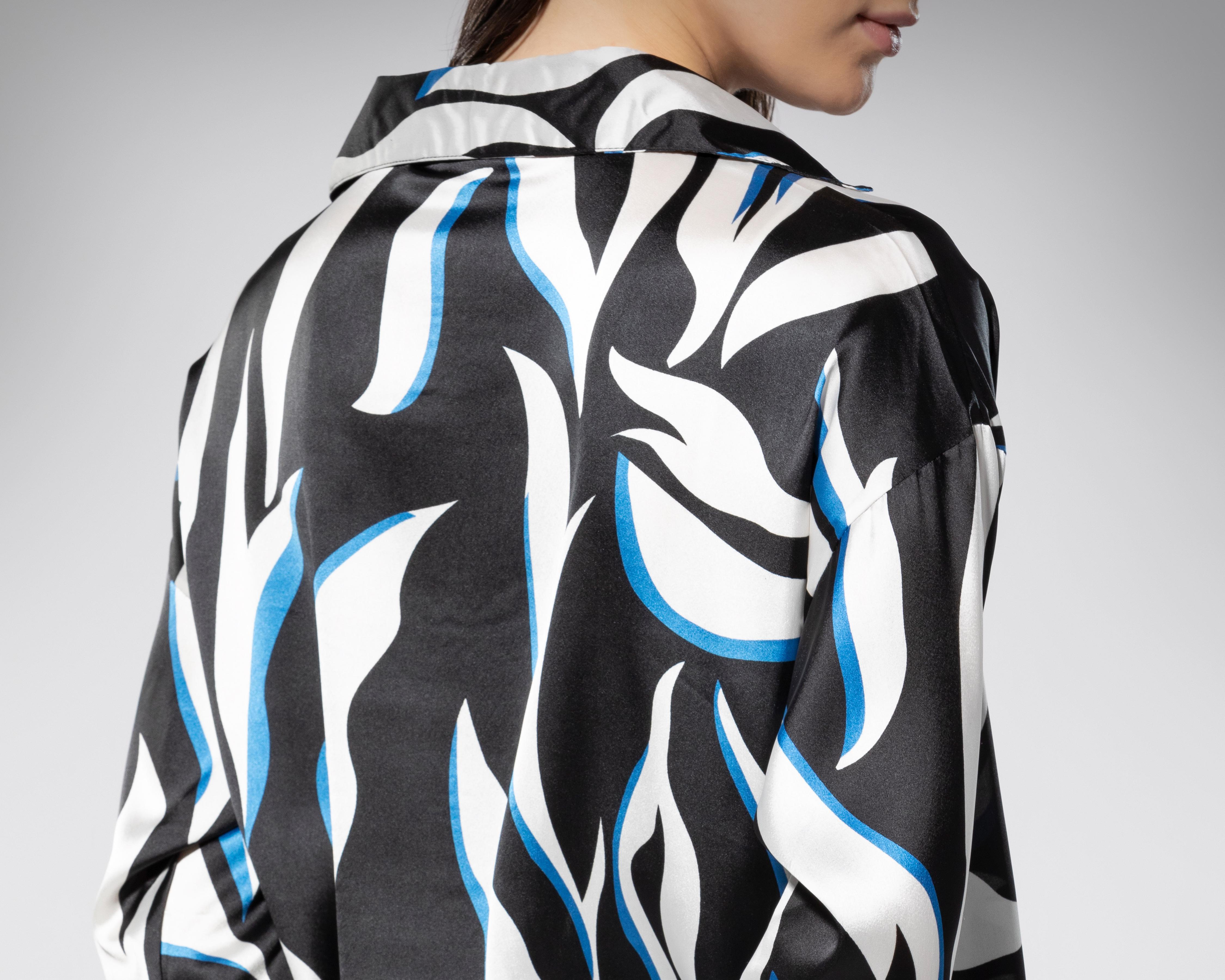 Foto 5 | Blusa Thinner Manga Larga con Estampado