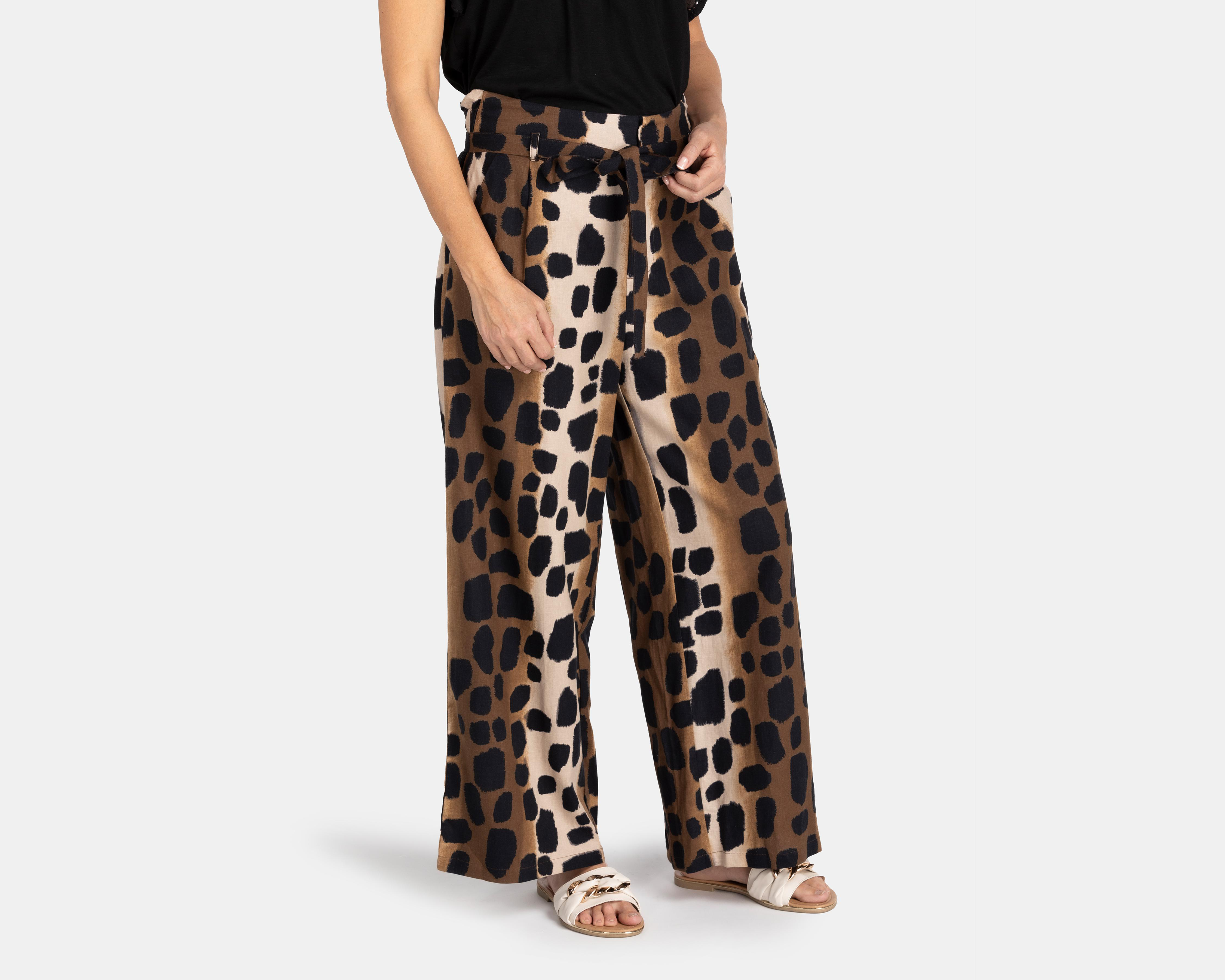 Foto 2 pulgar | Pantalón Casual Sahara Animal Print