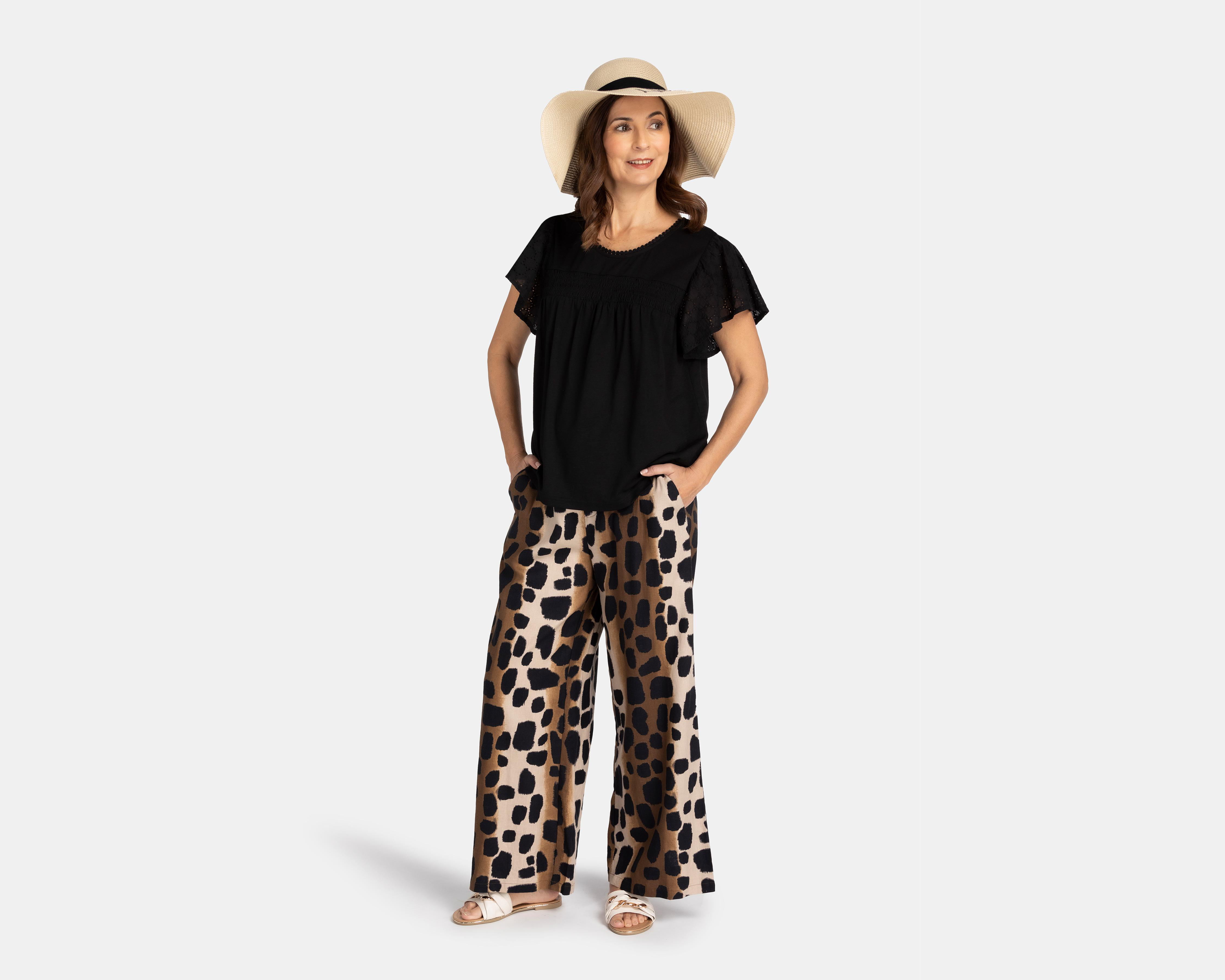 Foto 2 | Pantalón Casual Sahara Animal Print