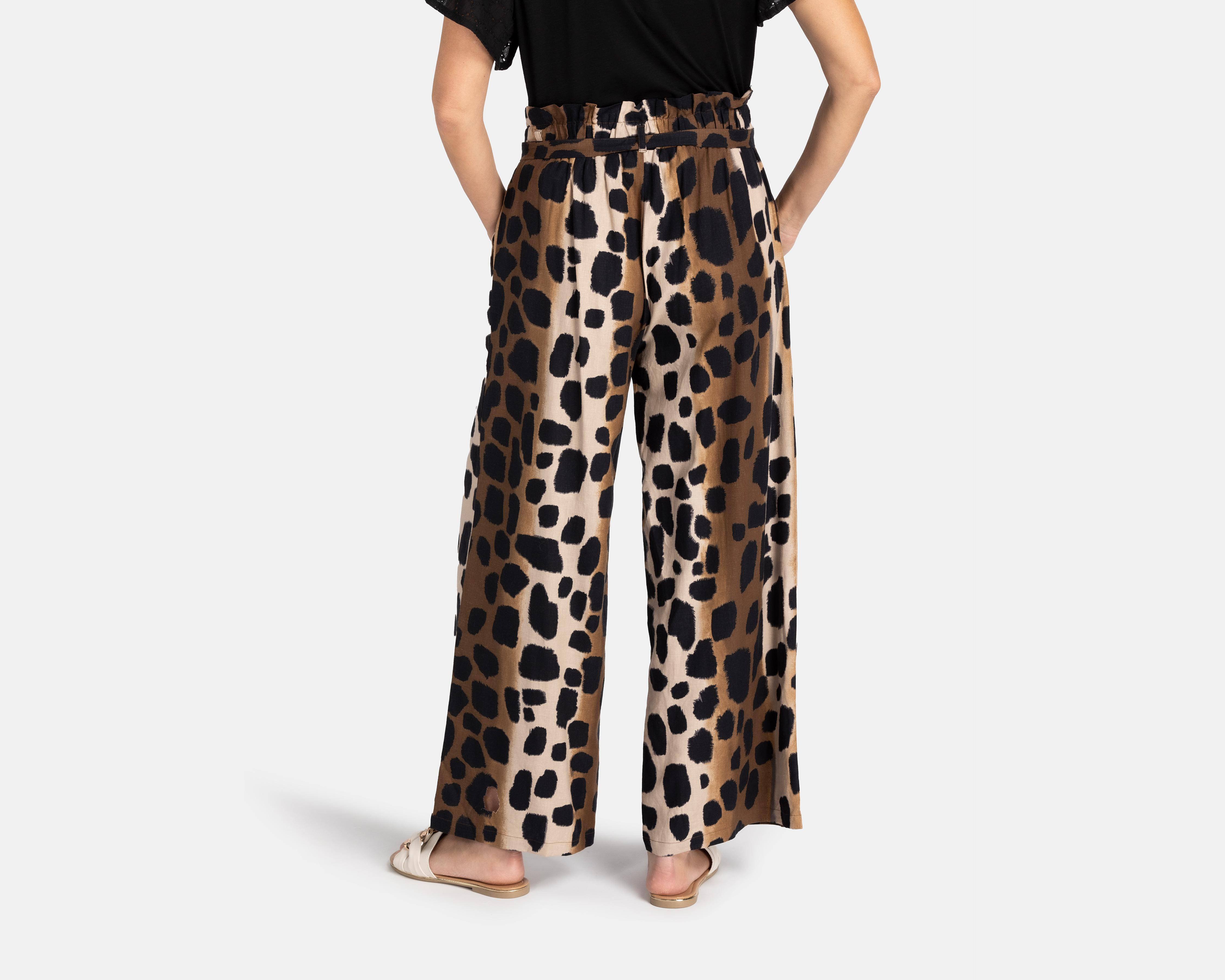 Foto 4 pulgar | Pantalón Casual Sahara Animal Print