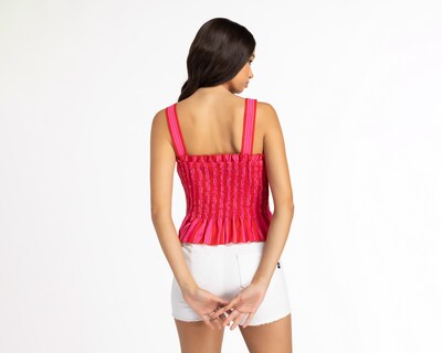 Foto 3 | Blusa Refill de Tirantes con Zurcido