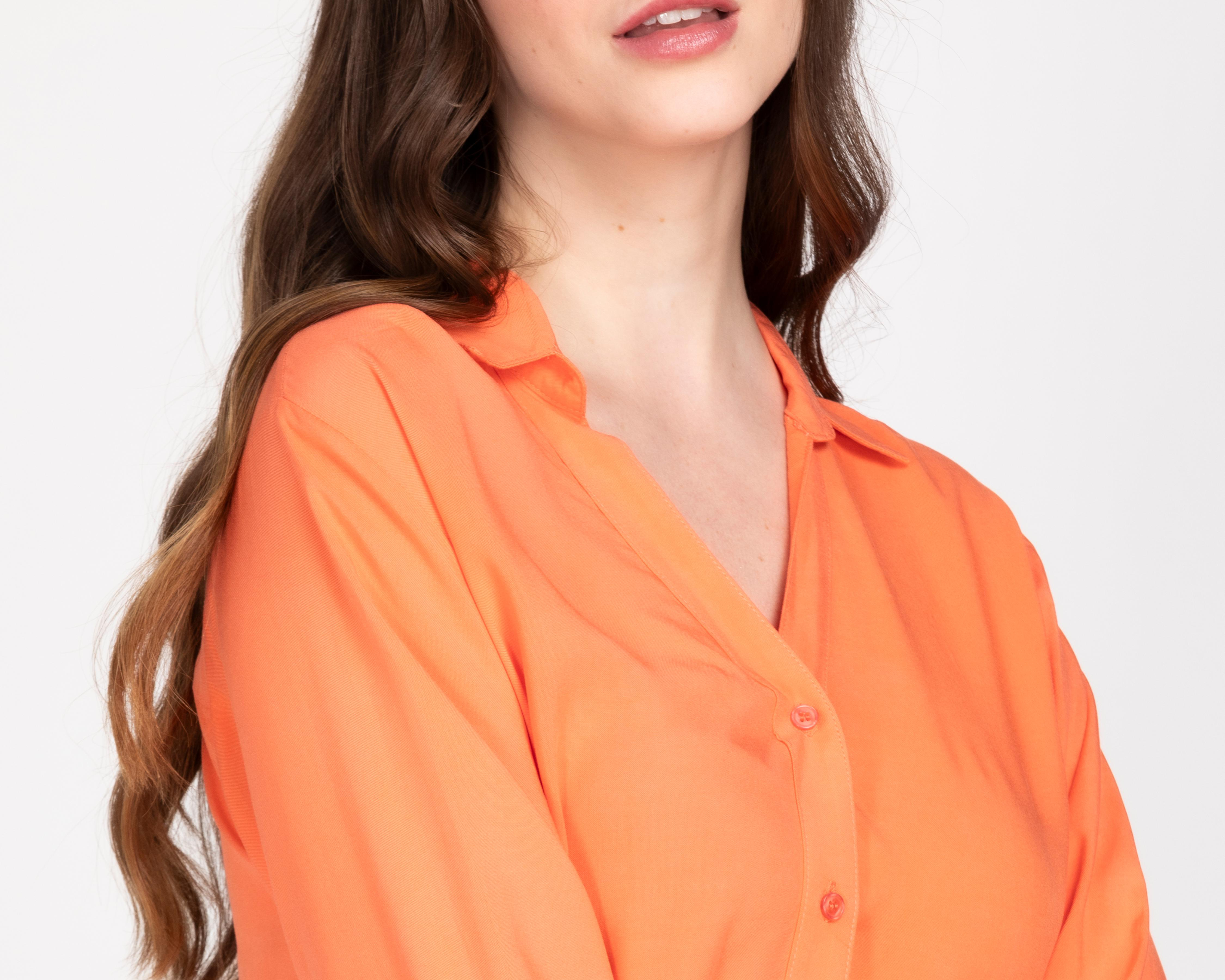 Foto 4 | Blusa Sahara Manga Larga con Botones