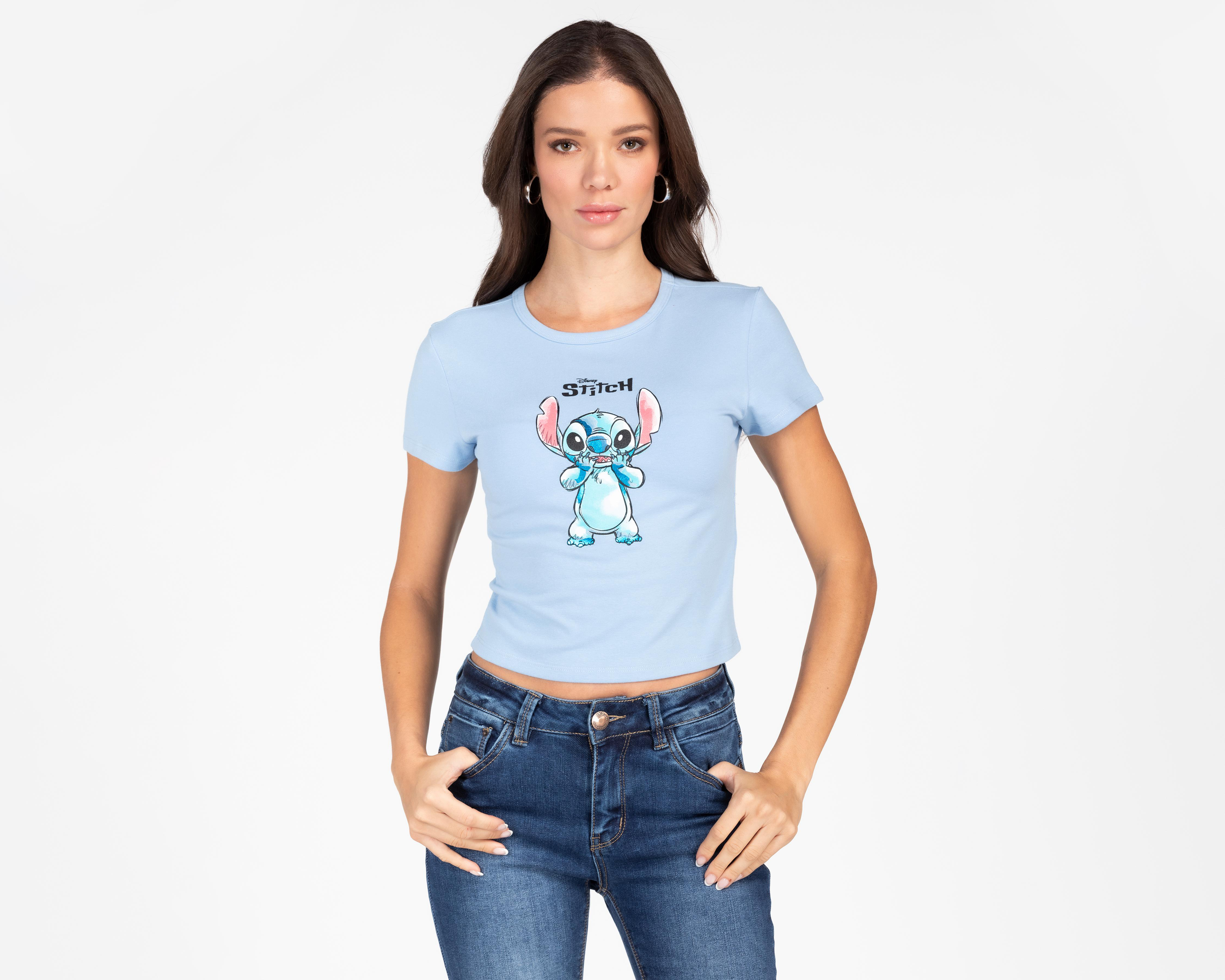 Foto 2 pulgar | Playera Disney Lilo y Stitch para Mujer