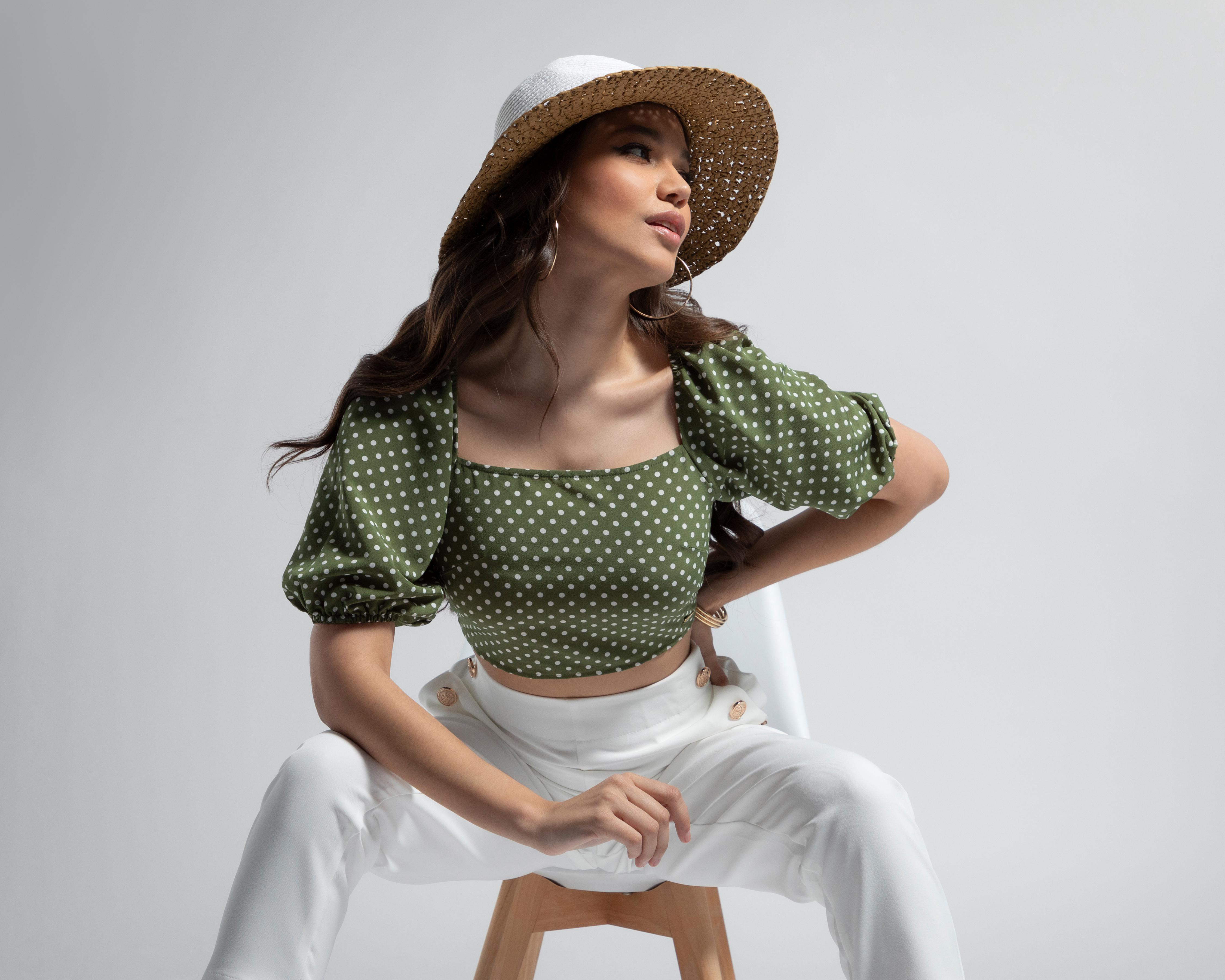 Blusa Jennifer Lopez con Espalda Descubierta
