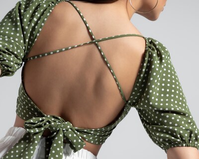 Foto 5 | Blusa Jennifer Lopez con Espalda Descubierta