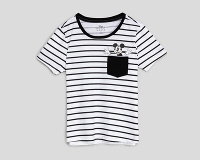 Foto 1 | Playera Disney Manga Corta para Mujer