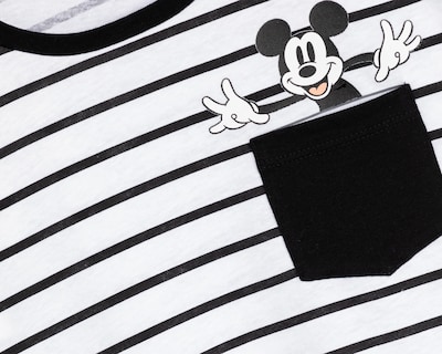 Foto 3 | Playera Disney Manga Corta para Mujer